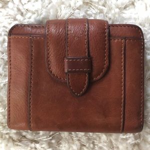 Fossil Vintage Leather Trifold Wallet